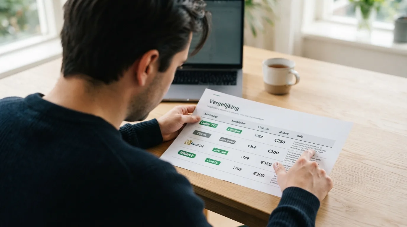 Vergelijkend overzicht van MuchBetter-casino's met vergunninginformatie en welkomstbonussen